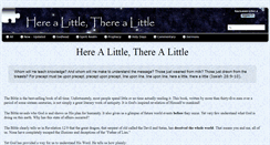 Desktop Screenshot of herealittletherealittle.net